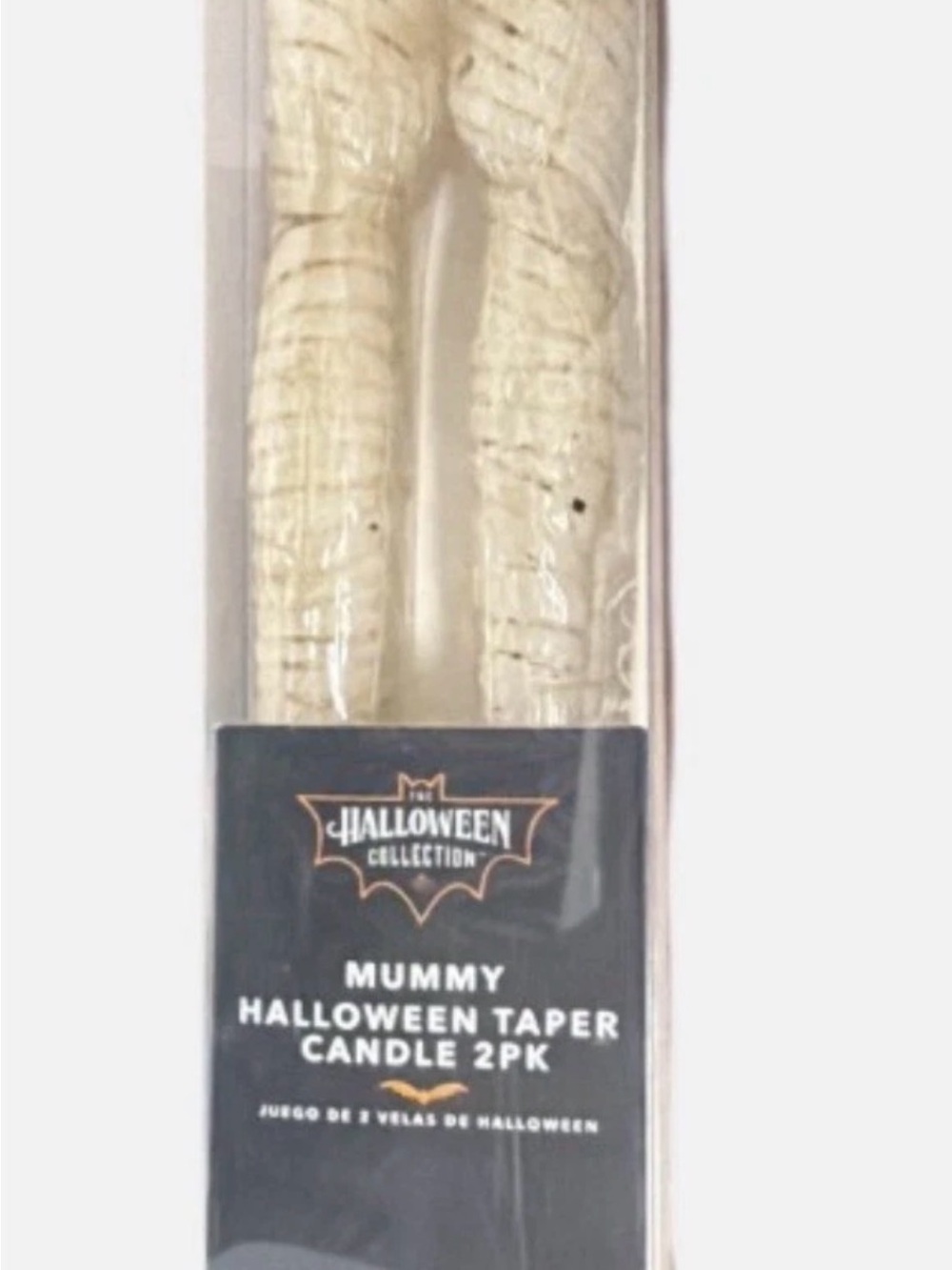 Mummy Taper Candles 2-Pack - Cream